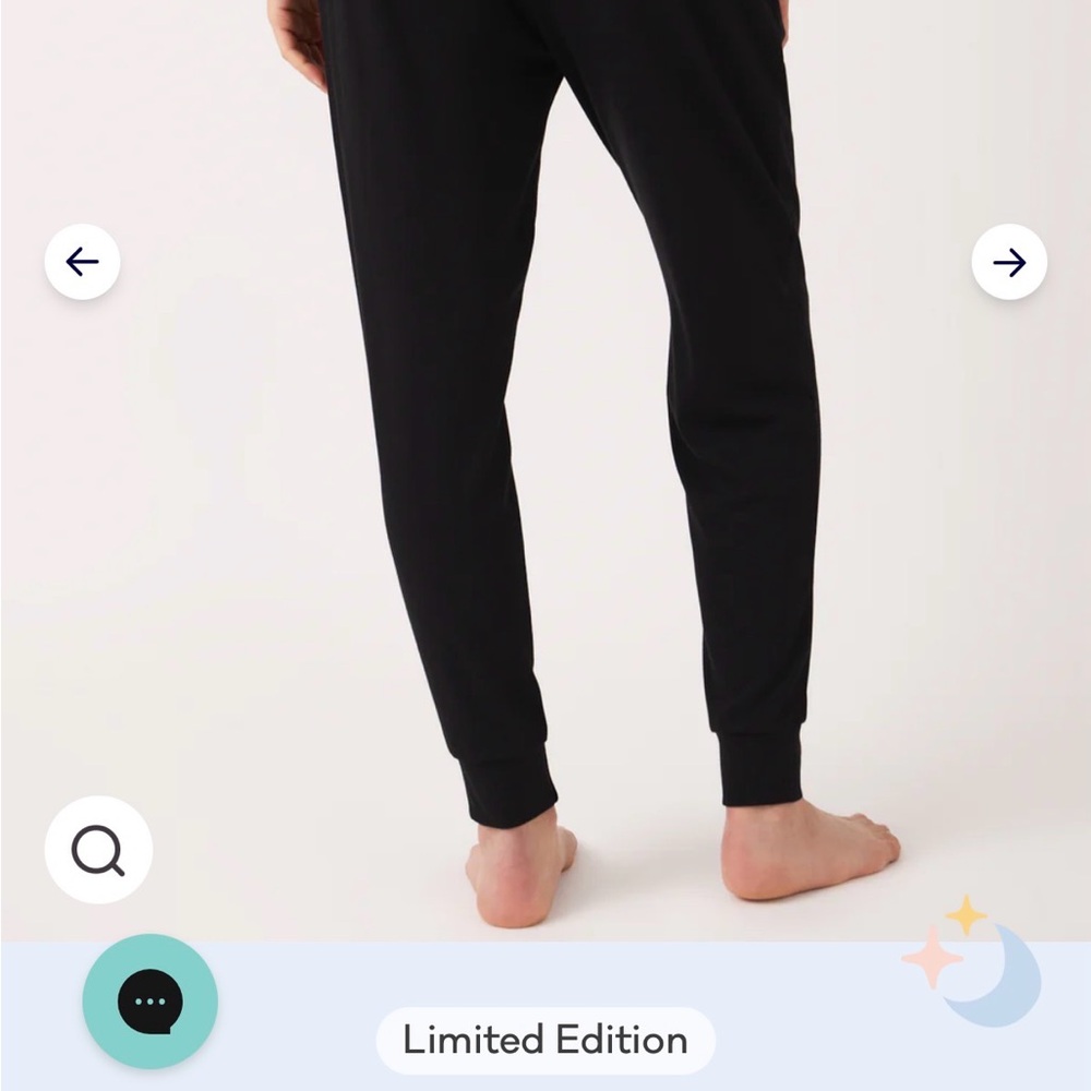 Little Sleepies Womens Everyday Jogger Pants, Black